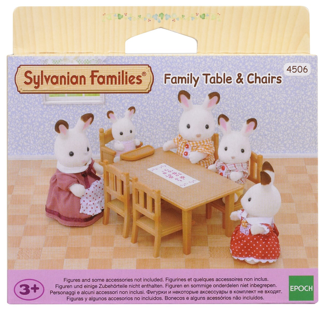 Zestaw Sylvanian Families Zestaw do jadalni. Stół i krzesła (SLV4506) - obraz 2