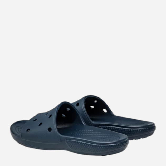 Klapki damskie basenowe Crocs Classic Slide 206121-NAV 37-38 (M5/W7) 23 cm Granatowe - obraz 5