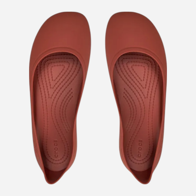 Жіночі балетки Crocs Brooklyn Flat W 209384-2DT 42-43 (M9/W11) 27 см Червоні (196265596072) - зображення 5