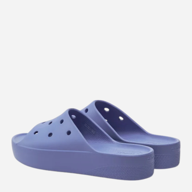Klapki damskie basenowe Crocs Classic Platform Slide 208180-4ON 42-43 (M9/W11) 27 cm Niebieskie - obraz 3