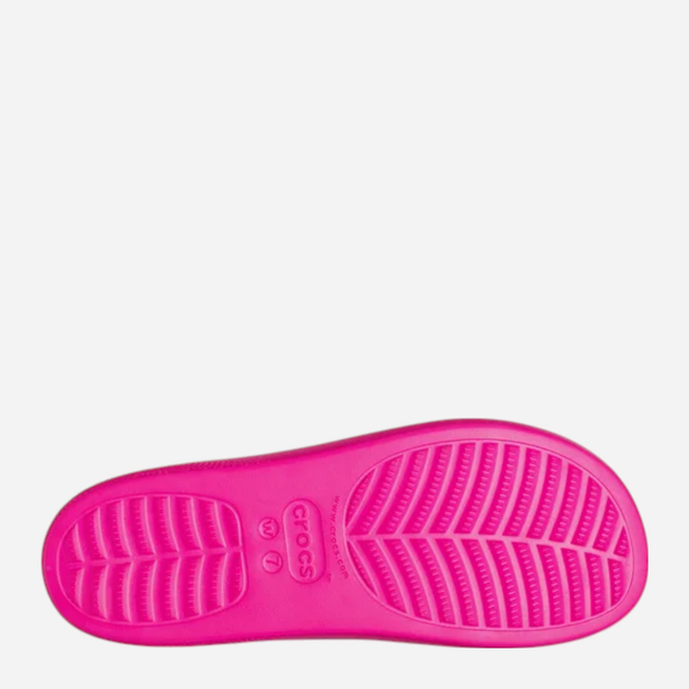 Жіночі шльопанці для пляжу Crocs Classic Platform Slide 208180-6TW 41-42 (M8/W10) 26 см Рожеві (196265652860) - зображення 5