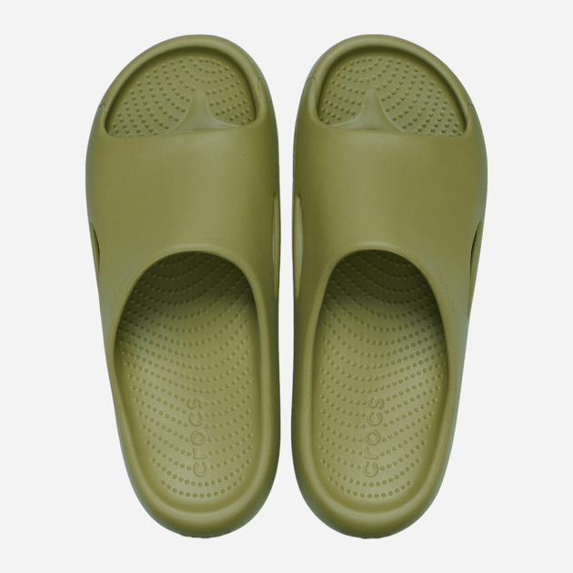 Жіночі шльопанці для пляжу Crocs Mellow Slide 208392-3UA 38-39 (M6/W8) 24 см Хакі (196265653508) - зображення 3