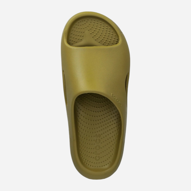 Чоловічі шльопанці для пляжу Crocs Mellow Slide 208392-3UA 43-44 (M10/W12) 28 см Хакі (196265653423) - зображення 4