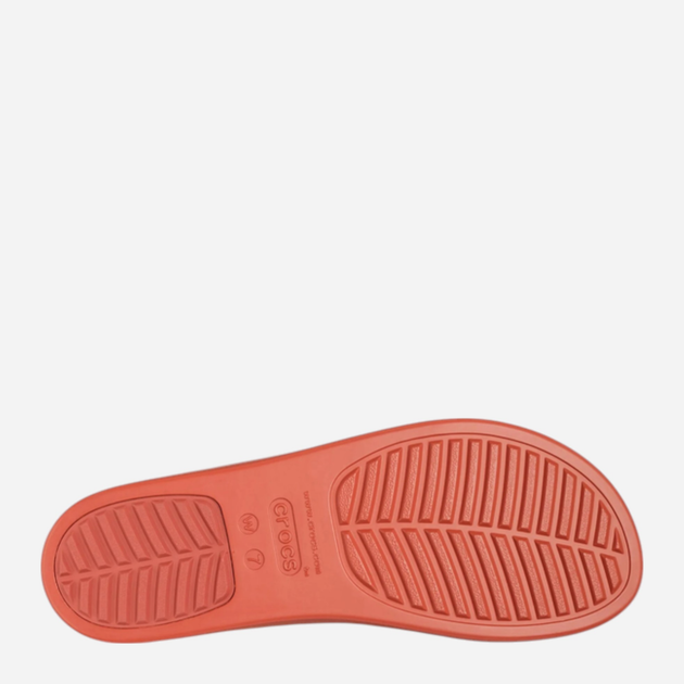 Klapki damskie na platformie Crocs Brooklyn Slide 208728-2DT 41-42 (M8/W10) 26 cm Czerwone - obraz 6