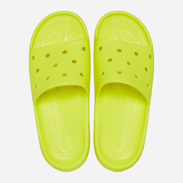 Klapki damskie basenowe Crocs Classic Slide v2 209401-76M 39-40 (M7/W9) 25 cm Żółte - obraz 3