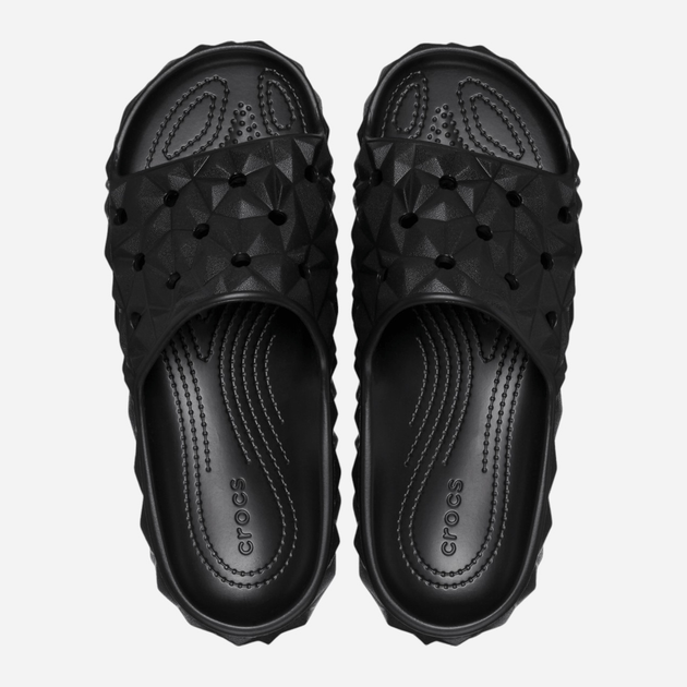 Жіночі шльопанці для пляжу Crocs Classic Geometric V2 209608-001 41-42 (M8/W10) 26 см Чорні (196265554041) - зображення 3