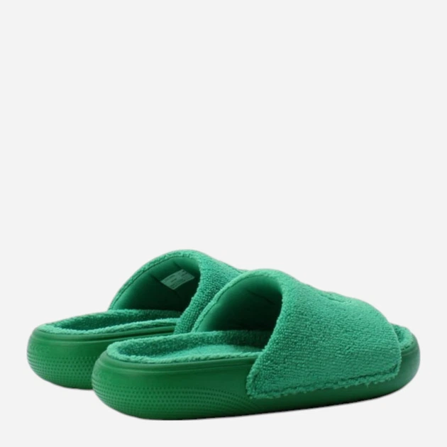 Klapki męskie Crocs Classic Towel Slide 209962-3WH 43-44 (M10/W12) 28 cm Zielone - obraz 3