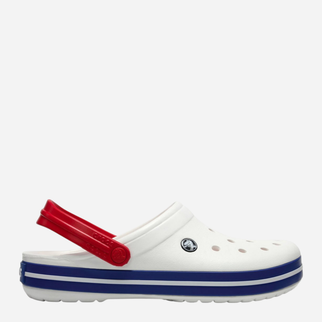 Чоловічі крокси Crocs Crocband 11016-WHBJ 41-42 (M8/W10) 26 см Білі (191448103146) - зображення 1