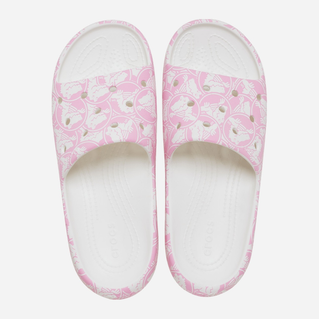 Жіночі шльопанці для пляжу Crocs Classic Duke Print 2.0 209991-6WY 41-42 (M8/W10) 26 см Світло-рожеві (196265676927) - зображення 3