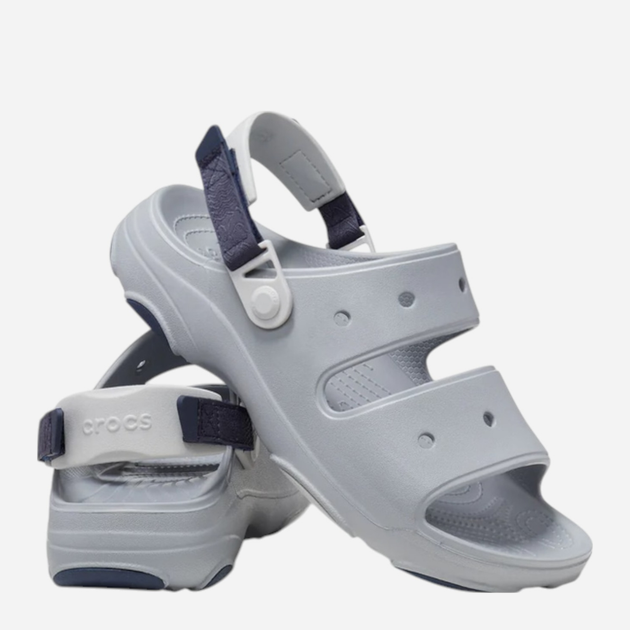 Жіночі сандалії Crocs Classic All Terrain 207711-007 39-40 (M7/W9) 25 см Світло-сірі (196265229710) - зображення 3