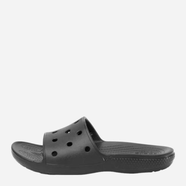 Klapki damskie basenowe Crocs Classic Slide 206121-BLK 38-39 (M6/W8) 24 cm Czarne - obraz 3