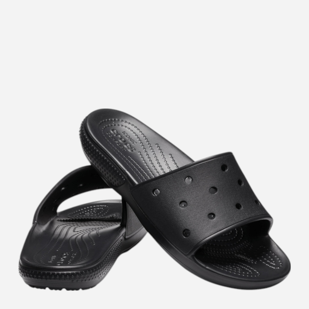 Klapki męskie basenowe Crocs Jibbitz Classic 206121-BLK 48-49 (M13) 31 cm Czarne - obraz 3