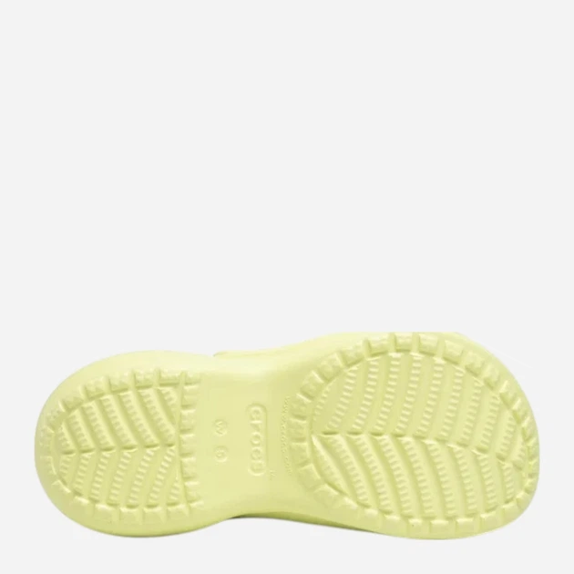 Chodaki damskie na platformie Crocs Classic Bae Clog W 206302-3U4 36-37 (M4/W6) 22 cm Jasnozielone - obraz 6
