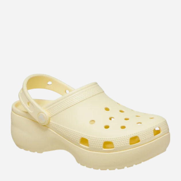 Жіночі крокси Crocs Classic Platform Clog W 206750-76O 37-38 (M5/W7) 23 см Світло-бежеві (196265649877) - зображення 2