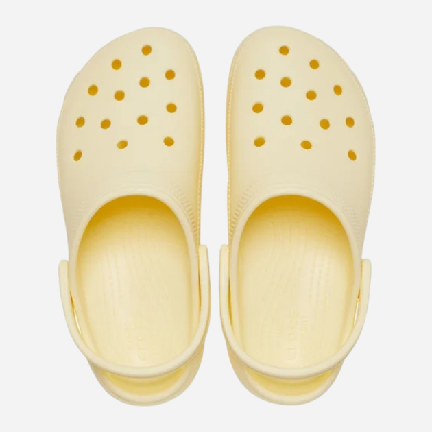 Chodaki damskie na platformie Crocs Classic Platform Clog W 206750-76O 41-42 (M8/W10) 26 cm Jasnobeżowe - obraz 3