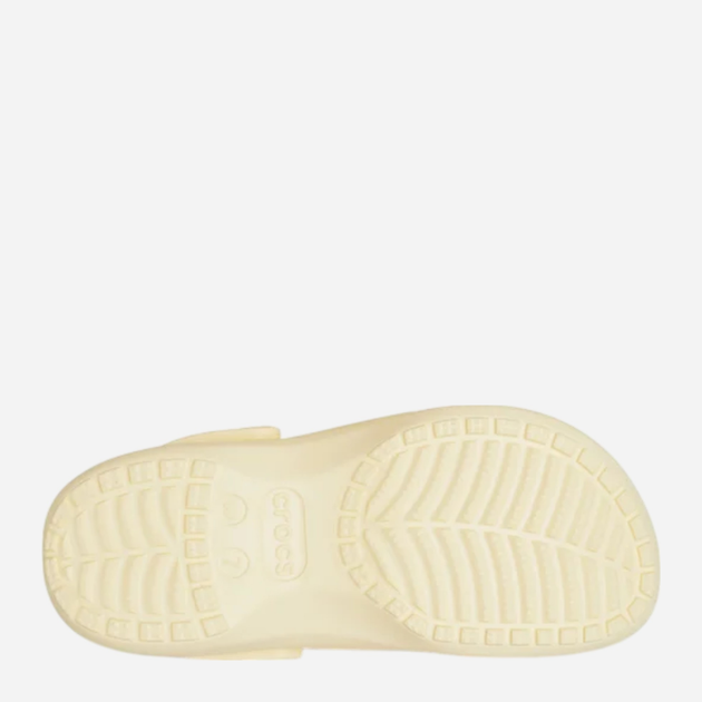 Chodaki damskie na platformie Crocs Classic Platform Clog W 206750-76O 37-38 (M5/W7) 23 cm Jasnobeżowe - obraz 5