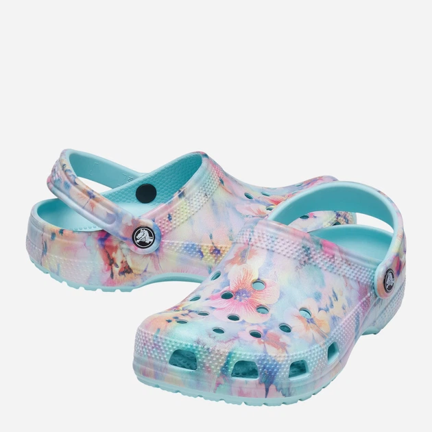 Chodaki damskie Crocs Classic Dream Clog 207567-4SU 36-37 (M4/W6) 22 cm Turkusowe - obraz 2