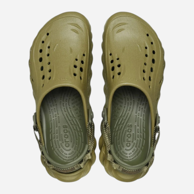 Chodaki męskie Crocs Echo 207937-3UA 39-40 (M7/W9) 25 cm Oliwkowe - obraz 3