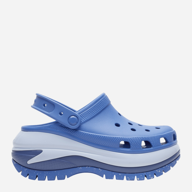 Chodaki damskie na platformie Crocs Mega Crush 207988-4ON 41-42 (M8/W10) 26 cm Niebieskie - obraz 1