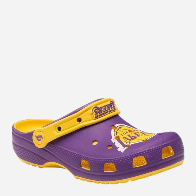 Chodaki damskie Crocs NBA Los Angeles Lakers Cls Clg 208650-75Y 36-37 (M4/W6) 22 cm Fioletowe - obraz 3