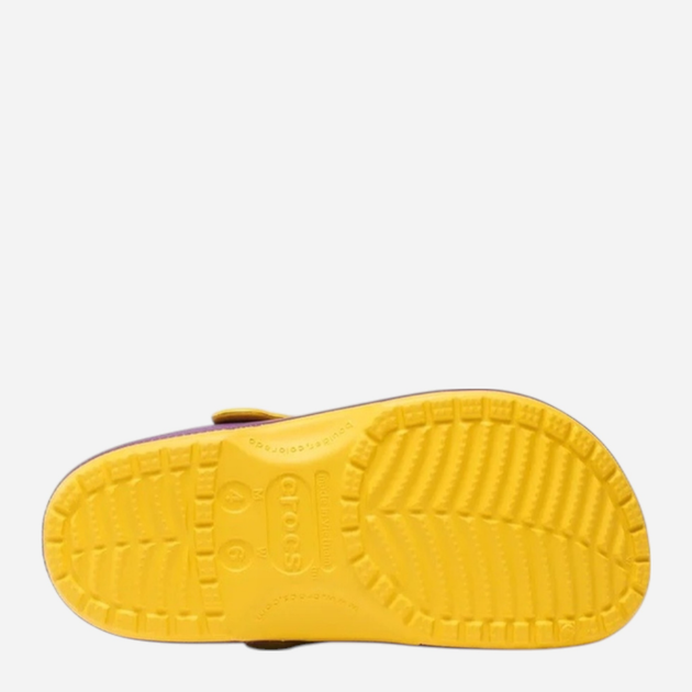 Чоловічі крокси Crocs NBA Los Angeles Lakers Cls Clg 208650-75Y 41-42 (M8/W10) 26 см Фіолетові (196265334995) - зображення 4