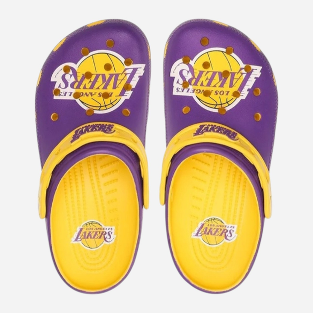 Чоловічі крокси Crocs NBA Los Angeles Lakers Cls Clg 208650-75Y 43-44 (M10/W12) 28 см Фіолетові (196265334872) - зображення 3