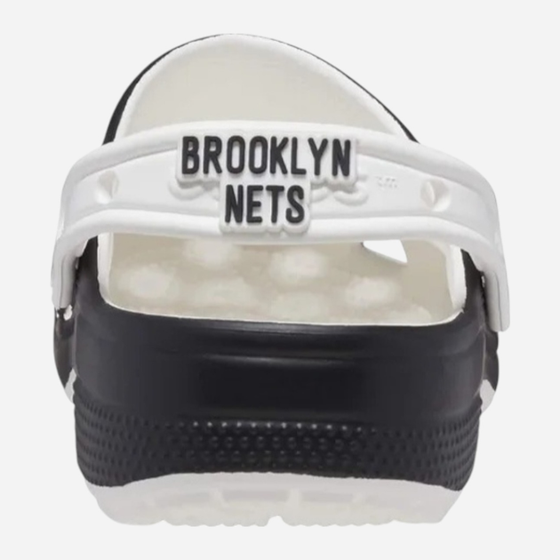 Chodaki damskie Crocs NBA Brooklyn Nets Cls Clog 208651-103 38-39 (M6/W8) 24 cm Czarne - obraz 6