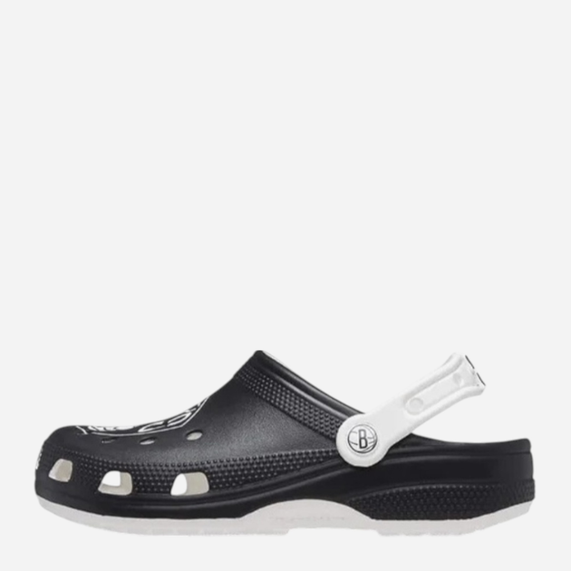 Чоловічі крокси Crocs NBA Brooklyn Nets Cls Clog 208651-103 45-46 (M11) 29 см Чорні (196265335169) - зображення 4
