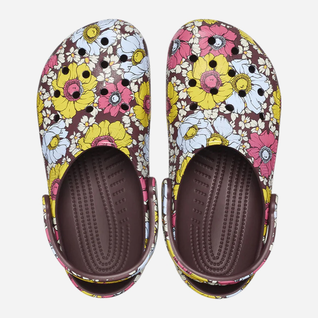 Жіночі крокси Crocs Classic Retro Floral Clog 208954-DCMT 41-42 (M8/W10) 26 см Різнокольорові (196265431571) - зображення 5