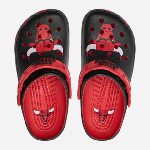 Чоловічі крокси Crocs Nba Chicago Bulls Classic Clog Varsity 209441-6WC 41-42 (M8/W10) 26 см Чорні (196265571888) - зображення 4