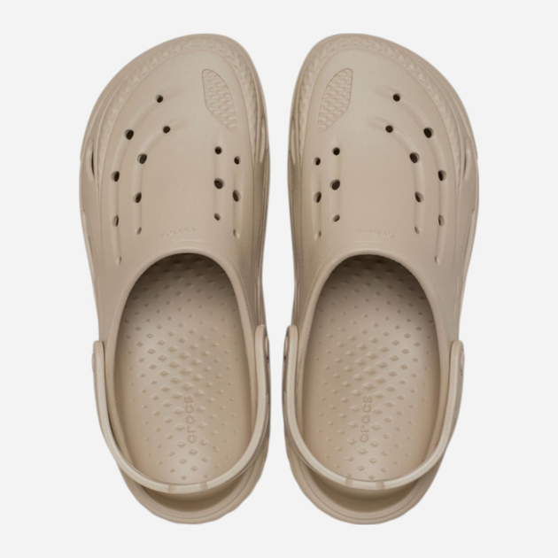 Chodaki męskie Crocs Off Grid Clog 209501-2V3 42-43 (M9/W11) 27 cm Beżowe - obraz 4