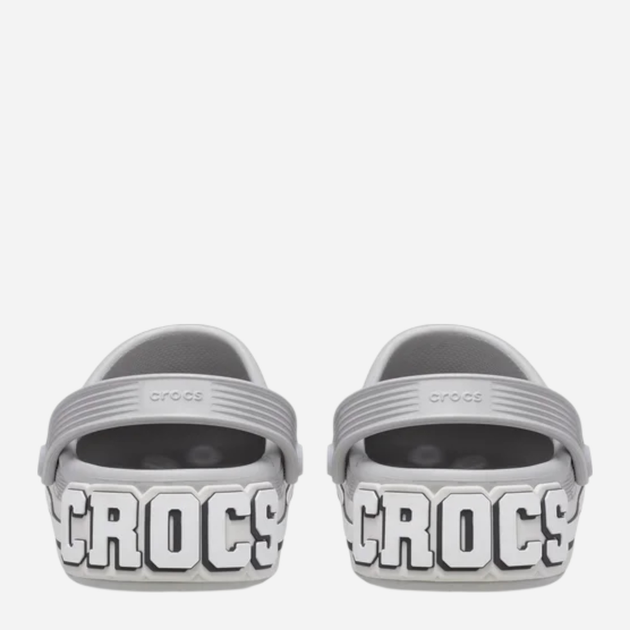 Жіночі крокси Crocs Off Court Logo Clog 209651-1FT 37-38 (M5/W7) 23 см Сірі (196265581986) - зображення 4