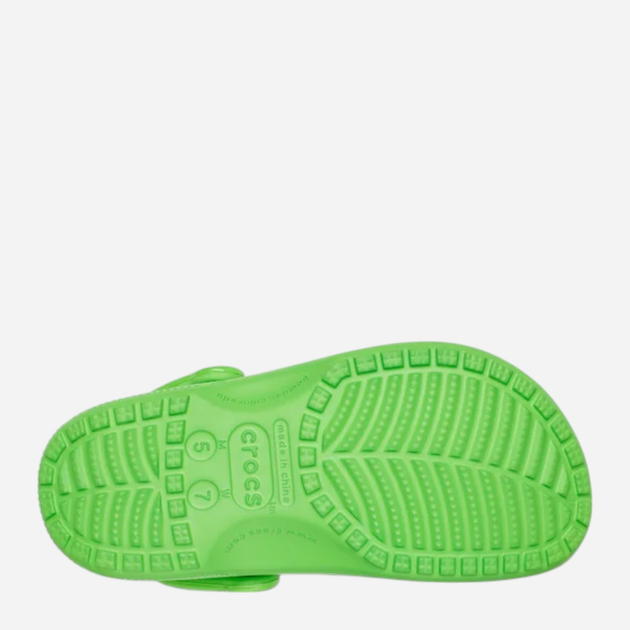 Chodaki damskie Crocs Classic Neon Hl Clog 209683-3WA 38-39 (M6/W8) 24 cm Zielone - obraz 4