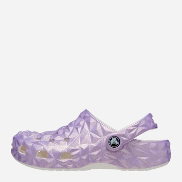 Chodaki damskie Crocs Classic Iridescent Geo Clog 209841-100 37-38 (M5/W7) 23 cm Fioletowe - obraz 3