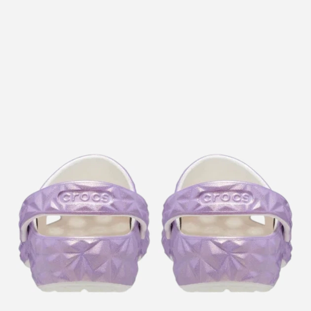 Chodaki damskie Crocs Classic Iridescent Geo Clog 209841-100 37-38 (M5/W7) 23 cm Fioletowe - obraz 5