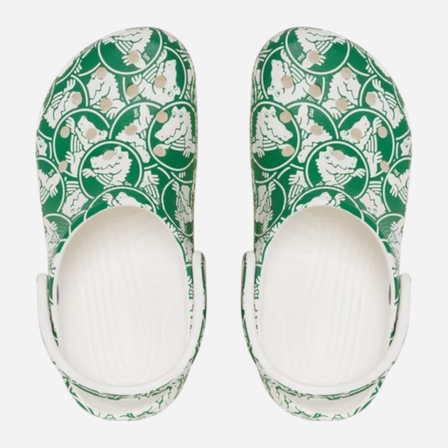Chodaki męskie Crocs Classic Duke Print Clog 210003-3WH 43-44 (M10/W12) 28 cm Zielone - obraz 3