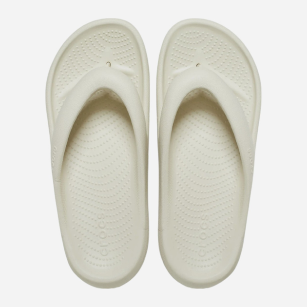 Klapki japonki damskie basenowe Crocs Mellow Recovery Flip 208437-2Y2 41-42 (M8/W10) 26 cm Beżowe - obraz 5