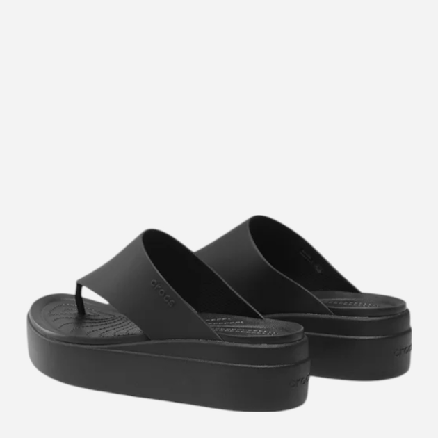 Жіночі в'єтнамки Crocs Brooklyn Flip 208727-001 41-42 (M8/W10) 26 см Чорні (196265368075) - зображення 5