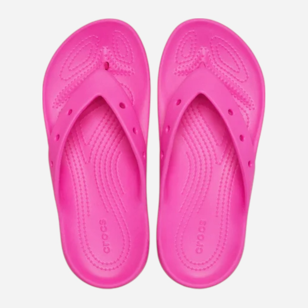 Жіночі в'єтнамки для пляжу Crocs Classic Flip V 209402-6UB 39-40 (M7/W9) 25 см Рожеві (196265530496) - зображення 5