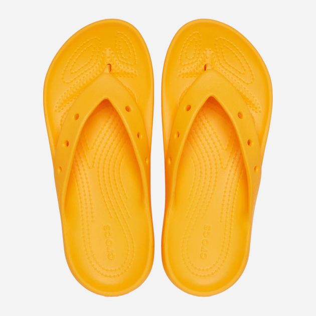 Жіночі в'єтнамки для пляжу Crocs Classic Flip V 209402-84B 36-37 (M4/W6) 22 см Жовті (196265531028) - зображення 3