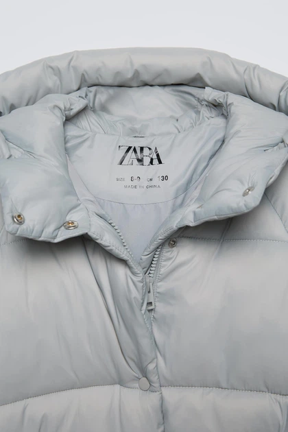 Зимова куртка на дівчинку Zara 134 розмір блакитна 0562736805 - Фото 3 Зимова куртка на дівчинку Zara 134 розмір блакитна 0562736805 - зображення 3