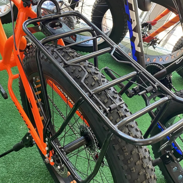 Багажник сталевий Cross STL038 під 24-29 дюймовий велосипед/ під дискове гальмо для Фетбайка 4.0 - зображення 2