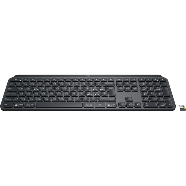 Клавіатура Logitech MX Keys Advanced for Business Illuminated Graphite UA (920-010251) [122552] - зображення 2