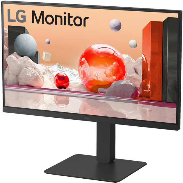 Monitor 24" IPS LG 100Hz Black (24BA650-B.AEU) - obraz 4