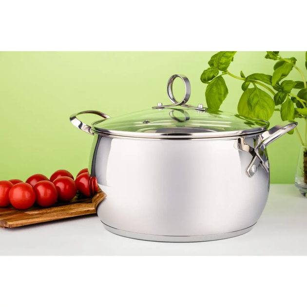 Каструля Pepper Basil сіра з нержавіючої сталі 3 л (PR-1200-18) - изображение 4