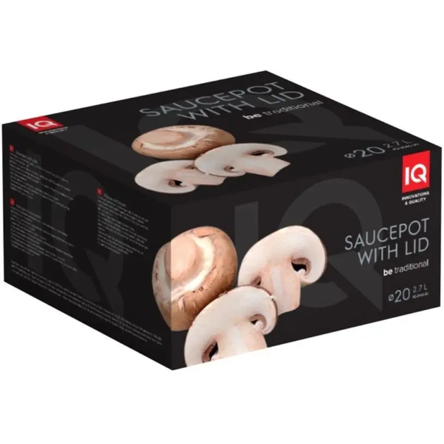 Каструля Ringel IQ Be Traditiona чорна алюмінієва 2.7 л (IQ-2045-20) - Фото 5 Каструля Ringel IQ Be Traditiona чорна алюмінієва 2.7 л (IQ-2045-20) - зображення 5