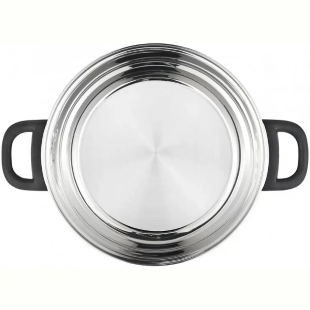 Каструля Bravo Chef L'Appetit сіра з нержавіючої сталі 1.8 л (BC-2003-18) - изображение 4