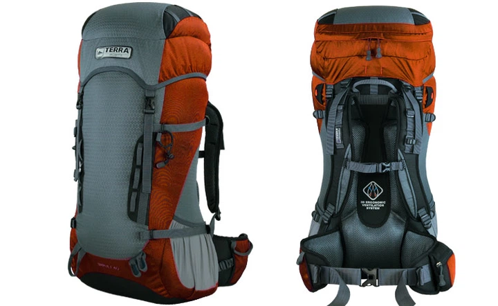 Рюкзак Terra Incognita Impuls 40 Orange-Grey (TI-03446) - Фото 1 Рюкзак Terra Incognita Impuls 40 Orange-Grey (TI-03446) - изображение 1