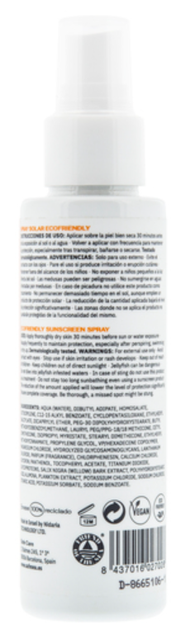 Сонцезахисний спрей Safe Sea Adulto Spf 50 100 мл (8437016027028) - зображення 3