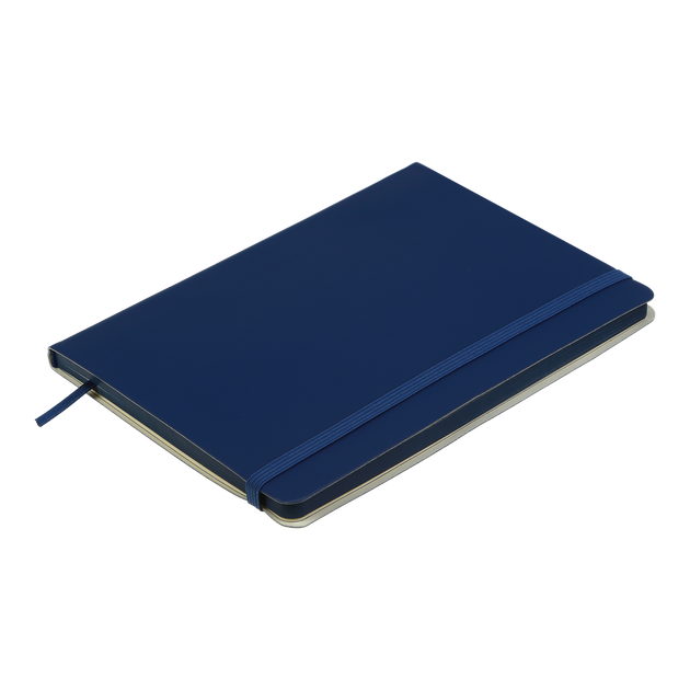 Блокнот діловий Buromax TOUCH ME А5 96 аркушів у лінію обкладинка штучна шкіра синя (BM.295202-02) - зображення 3